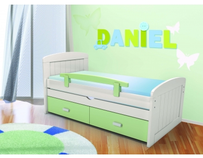 מיטת ילדים מעץ אורן תצוגה דגם דניאל